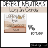 Desert Neutrals Collection: The One With The Log In Cards