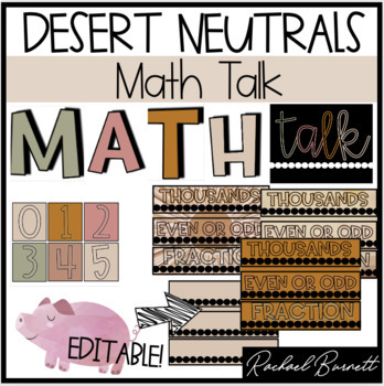 Preview of Desert Neutrals Collection: The One With The Math Talk Board
