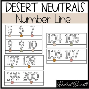 Preview of Desert Neutrals Collection: The One With The Number Line