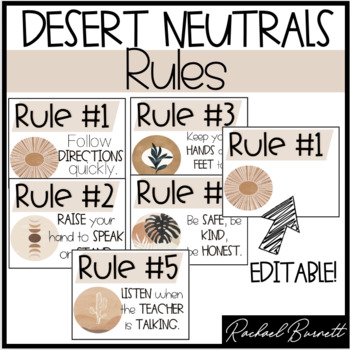 Preview of Desert Neutrals Collection: The One With The Rules