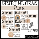 Desert Neutrals Collection: The One With The Rules
