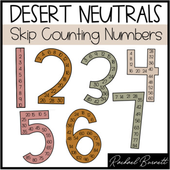 Preview of Desert Neutrals Collection: The One With The Skip Counting Numbers