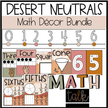 Preview of Desert Neutrals Collection "The one for the math teacher"