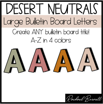 Preview of Desert Neutrals: "The One With The Bulletin Board Letters"