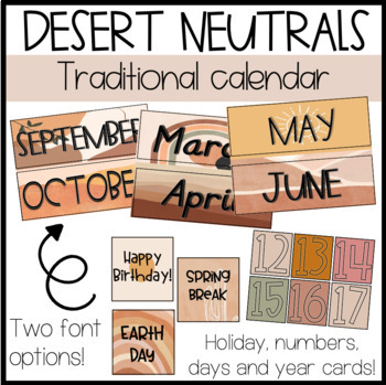 Preview of Desert Neutrals "The One With The Traditional Calendar'