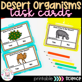 Desert Organisms Task Cards | Biomes and Ecosystems | Science 