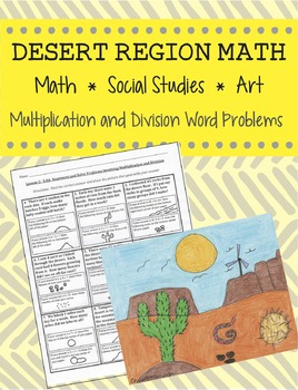 Preview of Math, Art, and Social Studies - Desert Region Math