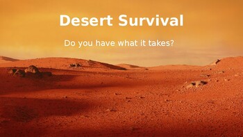 Preview of Desert Survival