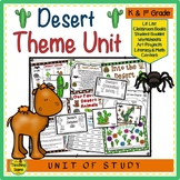 Desert Themed Unit:  Literacy & Math Centers & Activities