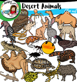 Desert animals clip art