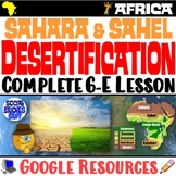 Desertification Causes Effects Solutions 6-E Lesson | Saha