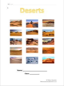 Preview of Deserts