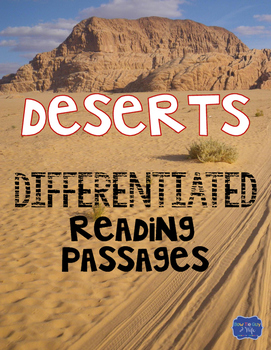 Preview of Deserts Differentiated Activities