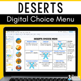 Deserts & Sand Dunes Choice Menu Digital Resource | Landfo