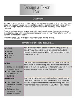 Preview of Design A Floor Plan