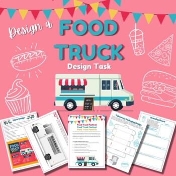 Preview of Design A Food Truck Design Folio | Family and Consumer Science | FCS | Food Tech
