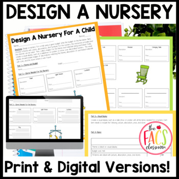 Preview of How to Design A Newborn Nursery On A Budget | Child Development | FCS