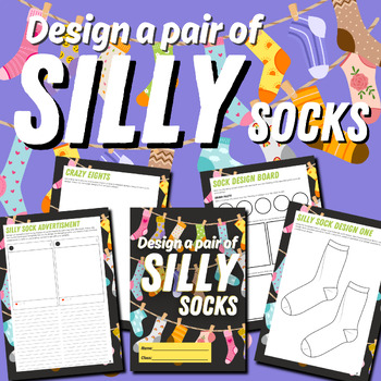 Preview of Design A Pair of Silly Socks | Design Folio | | Family and Consumer Science