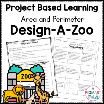 Preview of Design-A-Zoo Project Based Learning Area and Perimeter