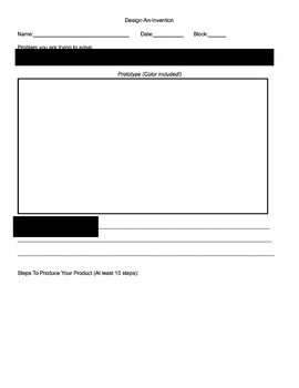 Design An Invention Worksheets Teaching Resources Tpt