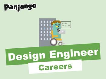 Preview of Design Engineer - Career Exploration PowerPoint and Worksheet