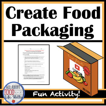 Preview of Design Food Packaging Activity