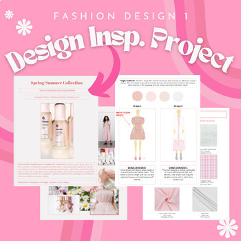 Preview of Design Inspiration Project: Fashion Design 1