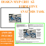Design MYP Criterion A3 - Analysis - Task