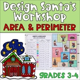 Design Santa's Workshop Perimeter and Area Math Activity