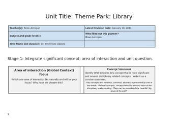Preview of Design Technology Unit Library