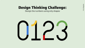 Preview of Design Thinking Challenge: Create a font with shapes in Google Slides