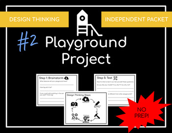 Preview of Playground Design Thinking Challenge | Distance Learning Packet