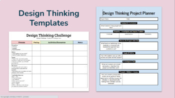 Preview of Design Thinking Explanation, Project Challenges & Templates