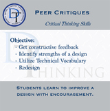 Design Thinking Projects: Peer Critiques/Technical Vocabul
