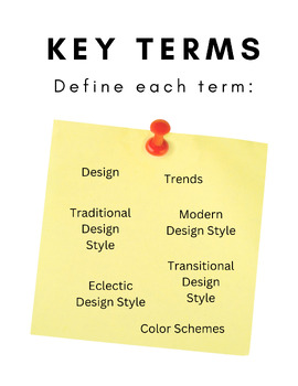 Preview of Design Trends Vocabulary