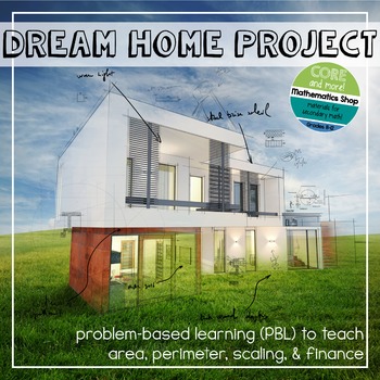 Preview of Dream Home Floor Plan Geometry Project - Distance Learning Capable!