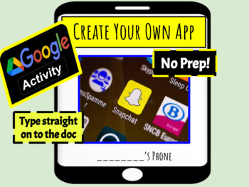 Preview of Design Your Own APP: STEAM Activity