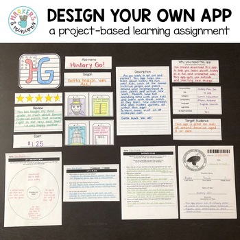 Preview of Design Your Own App! (App Design Project-Based Learning)