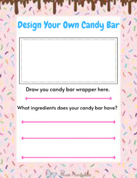 Preview of Design Your Own Candy Bar
