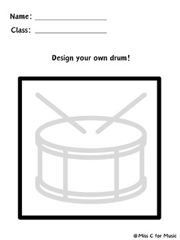 Preview of Design Your Own Drum!