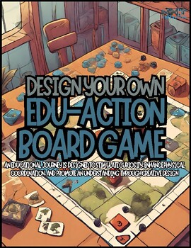 Preview of Design Your Own Edu-Action Board Game Activity Pack