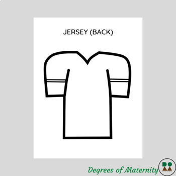 Design Your Own Jersey - Football Activity Sheets by Degrees of Maternity