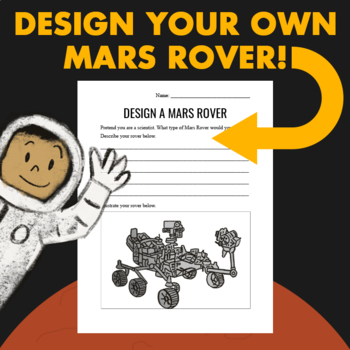 Preview of Design Your Own Mars Rover! - Mars Perseverance Rover Activity