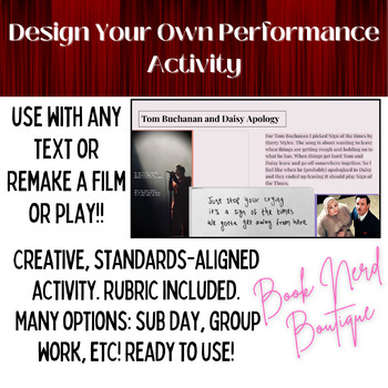 Preview of Design Your Own Performance Project for Any Class or Grade!