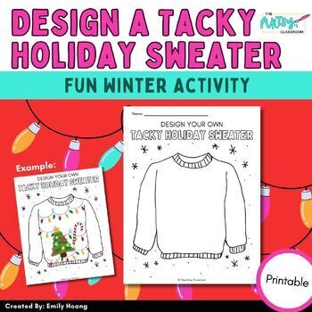 Preview of Design Your Own Tacky Holiday Sweater Craft