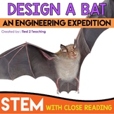 Design a Bat STEM Activities Halloween STEM Challenge with