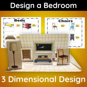 Preview of Design a Bedroom on a Budget - A 3D Printable Gifted and Talented Math Project
