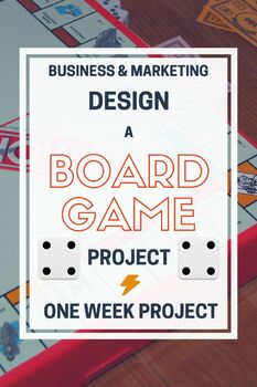 Preview of Design a Board Game Project! (Week Long & Presentation)