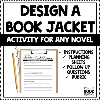 Preview of Design a Book Jacket - Mini Project / Extension Activity - Perfect for ANY Novel