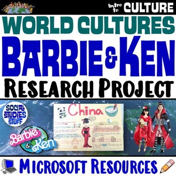 Preview of Design a Global Action Figure Research Project | World Cultures PBL | Microsoft
